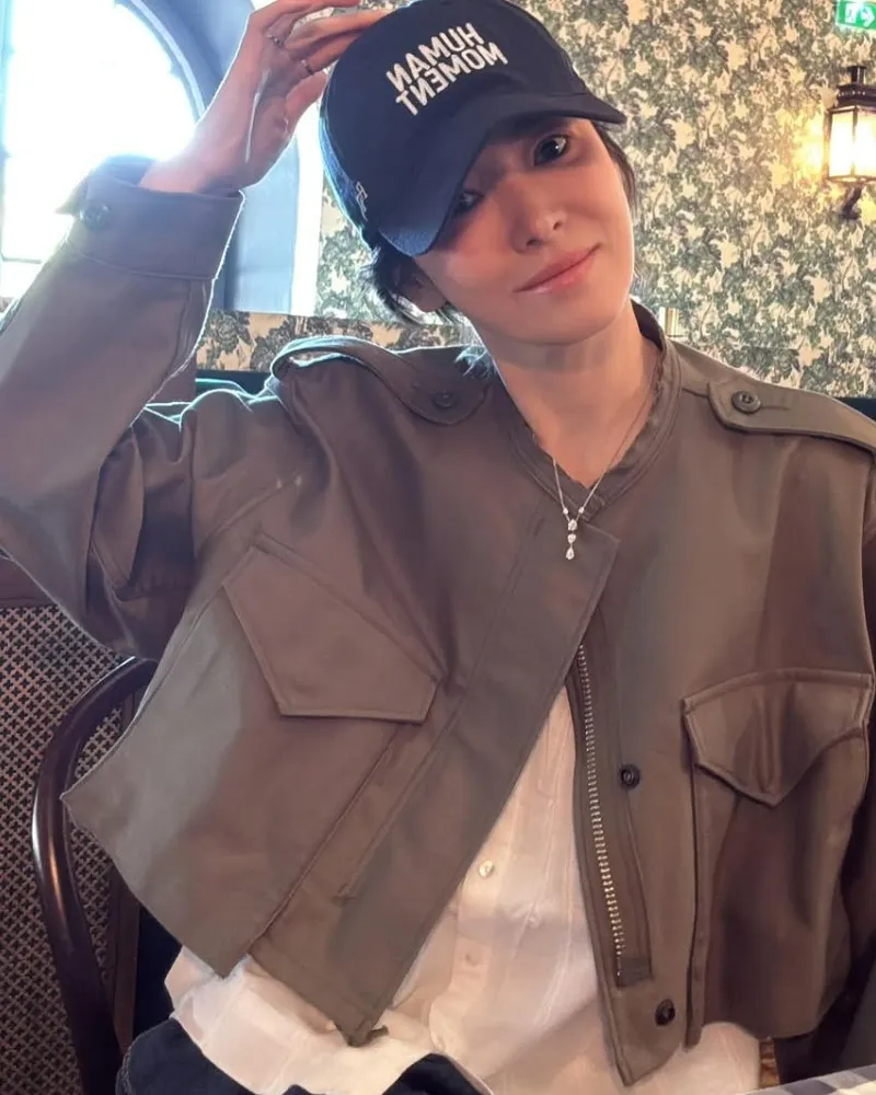 宋慧乔，仅戴顶帽子就像女神……休闲造型也散发压倒级女神气场