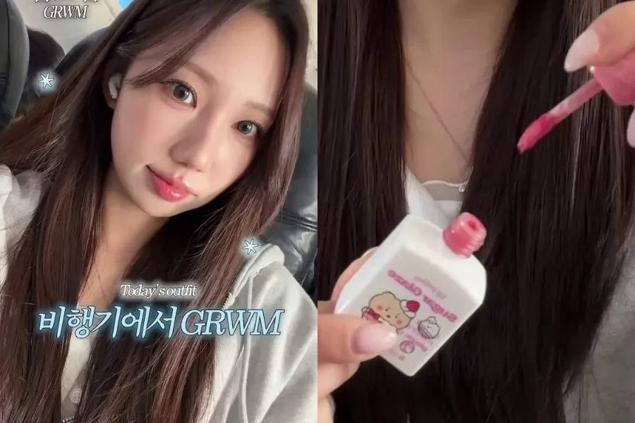 [K메이크업] 비행기서 초간단 완성…민낯에 잘 어울리는 '립' 추천