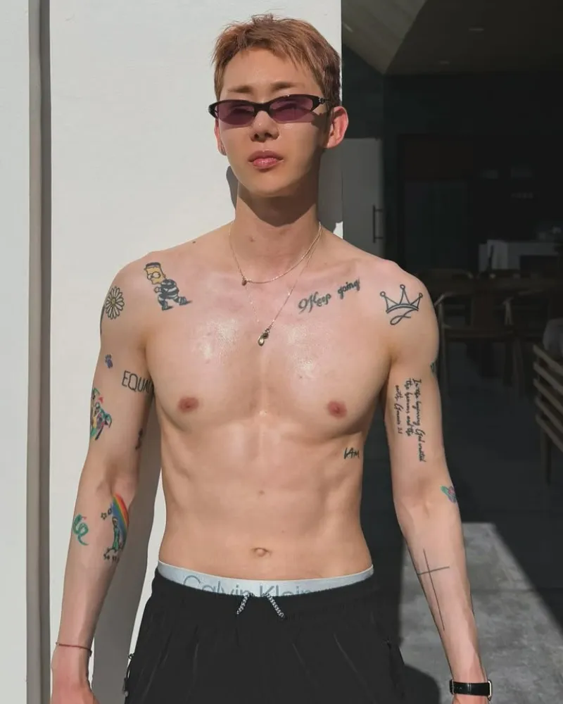 Jo Kwon Shocks With Ripped Shirtless Photos In Bali — Tattoos Steal The Spotlight