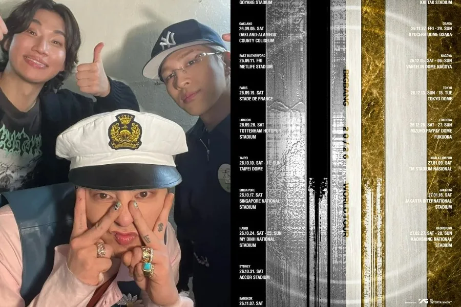 BIGBANG buka tur dunia di Goyang pada Agustus… isyaratkan tur raksasa