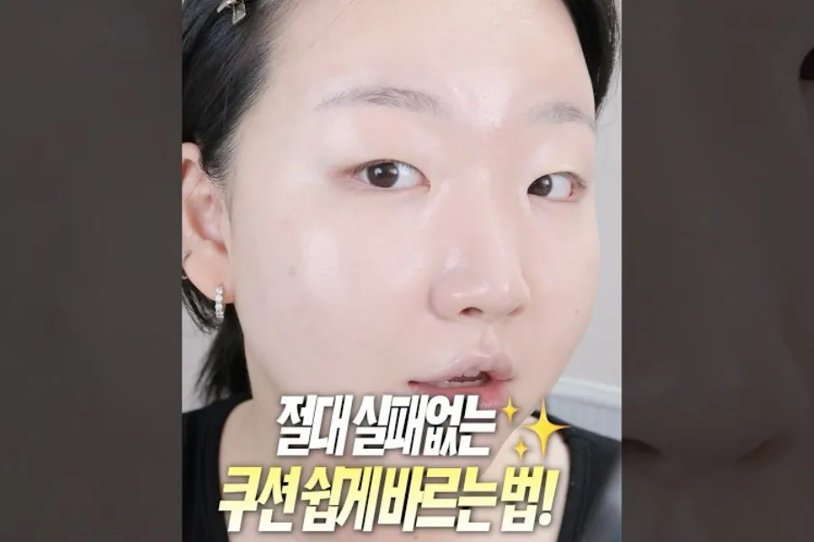 [K-makeup] Độ bền lớp nền đáng kinh ngạc… chinh phục cách dùng cushion cho mùa hè