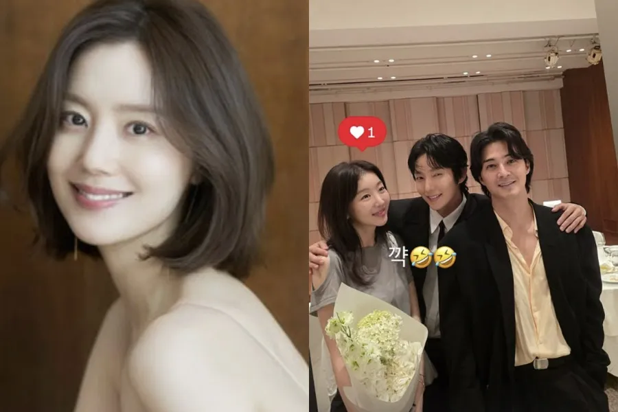 Casamento ao ar livre de Moon Chae-won: elenco de 'Flor do Mal' Lee Joon-gi, Kim Ji-hoon e Jang Hee-jin se reúne