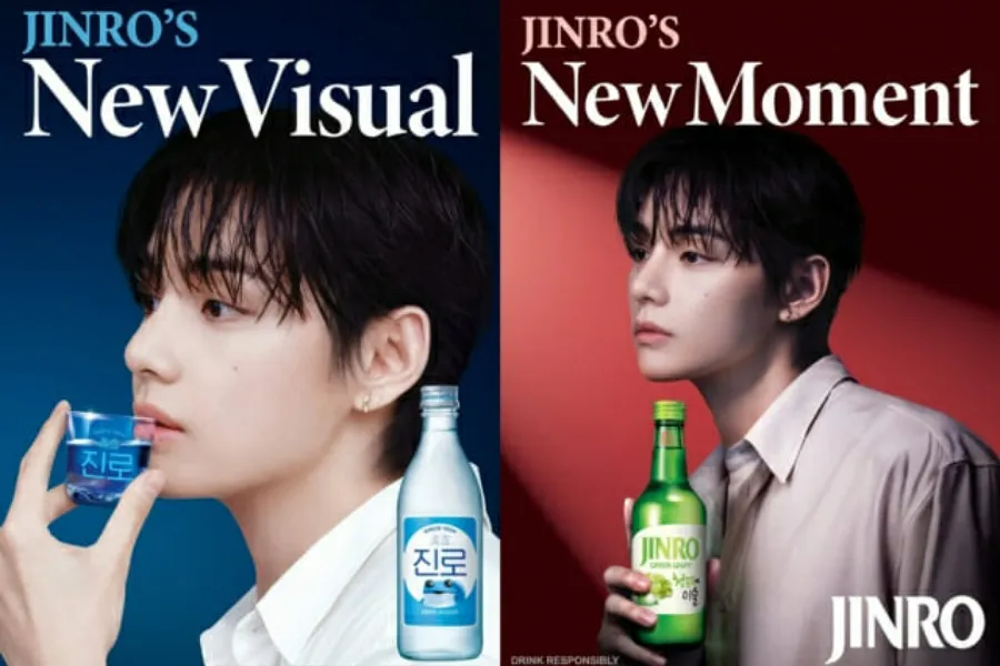 BTS’s V Becomes the Face of K-Soju — Named JINRO’s Global Ambassador