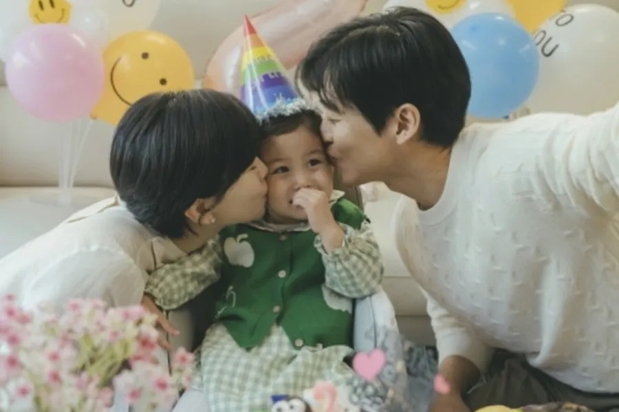 Lee Seol and Namgoong Min Melt Hearts With Their Daughter's Birthday Party on 'The Husband'