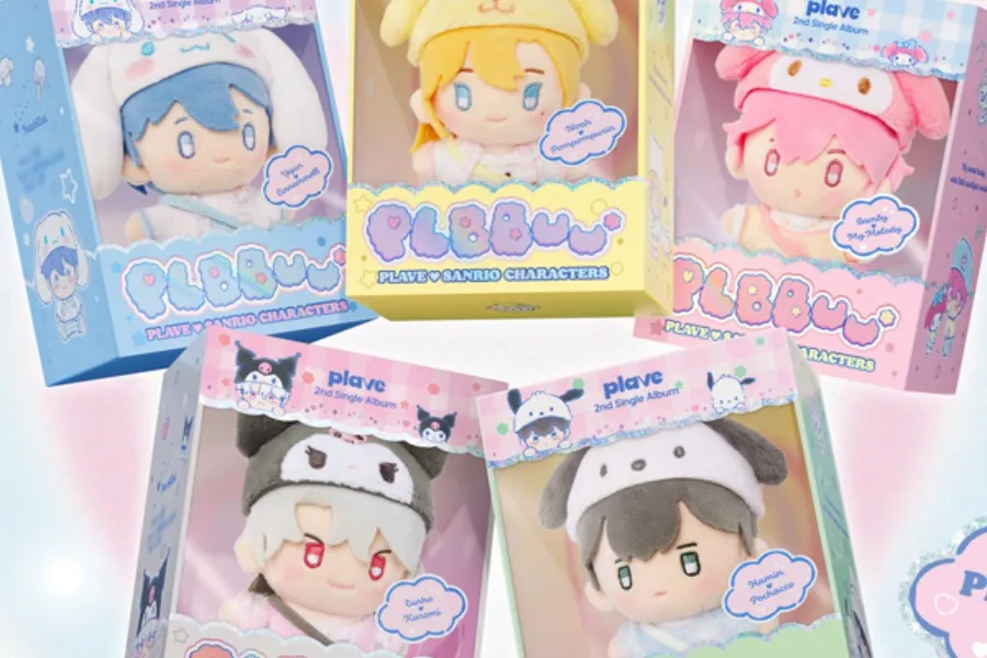팬들 반응 폭발한 플레이브X산리오 컬래버 앨범…"너무 귀여워"
