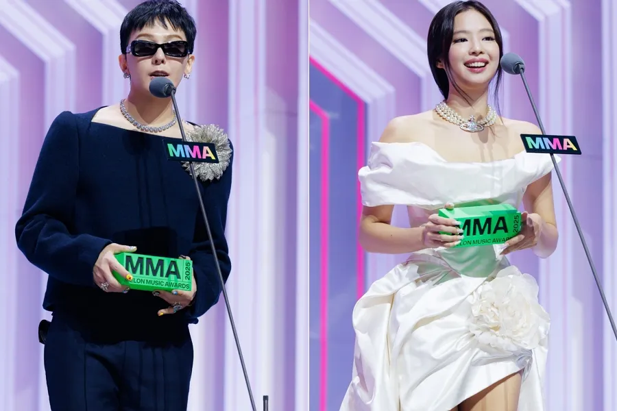 지드래곤, 제니, MMA 2025, 멜론 뮤직 어워드, 대상