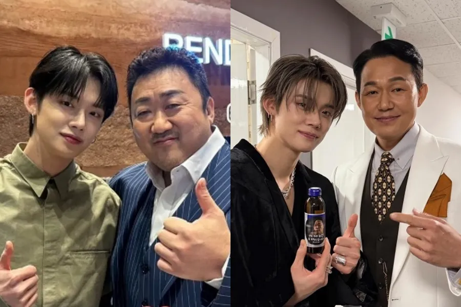 Yeonjun Stands Next to Ma Dong-seok and Park Sung-woong — Fans Say the “Thug Glow-Up” Is Real