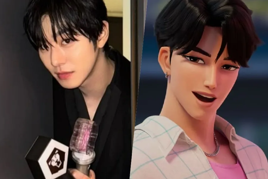 안효섭, 인스타그램, 케이팝 데몬 헌터스, 케데헌, 진우, 응원봉, 헌트릭스, 사자보이즈, 넷플릭스, 애니메이션, 영화