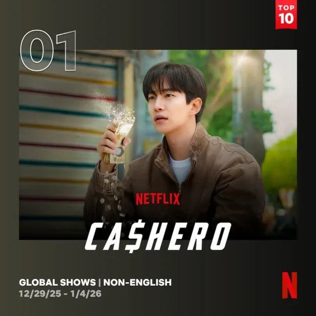 Netflix, ranking, número 1, Junho Lee, Guerra de clases culinarias 2, My idol, drama, variedad, Guerra de Cucharas Blanca, Cashman, Beso Dinamita