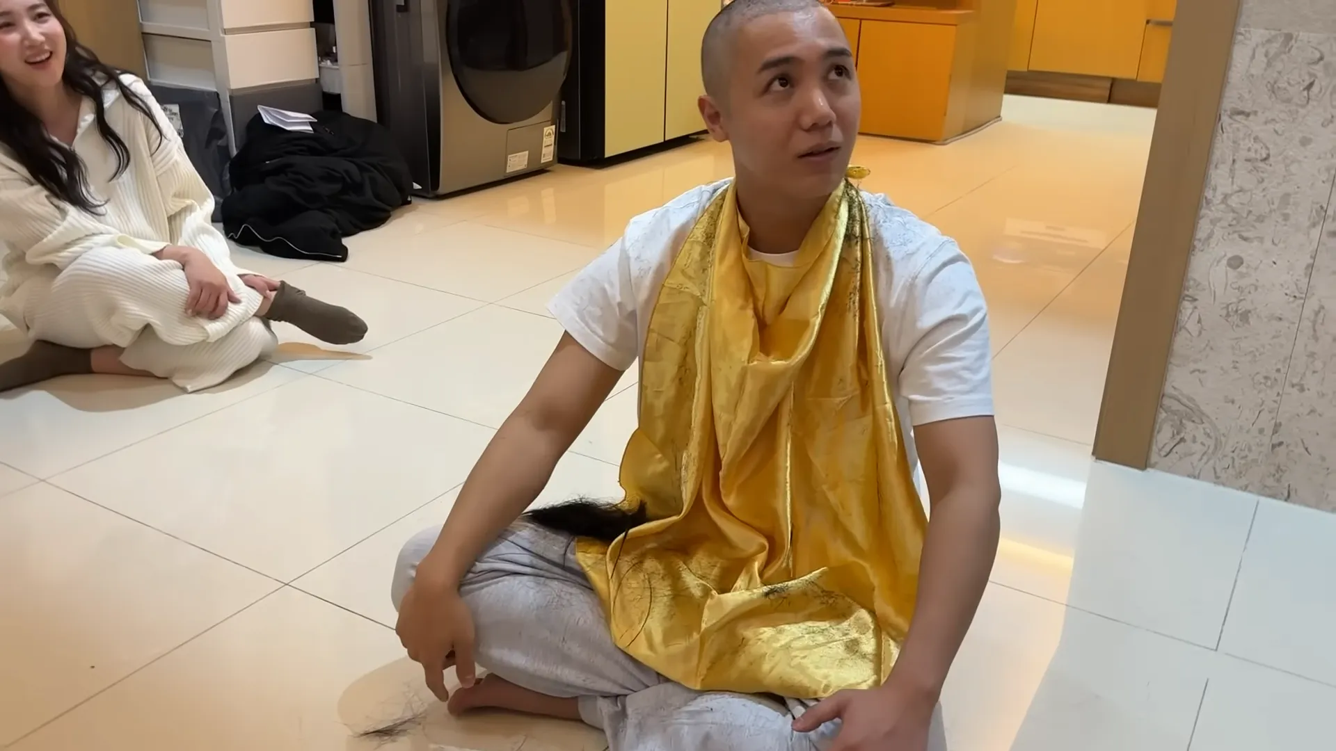 Mir, Go Eun-ah, Bangane, Newlywed, Groom, Bride, Shaved head