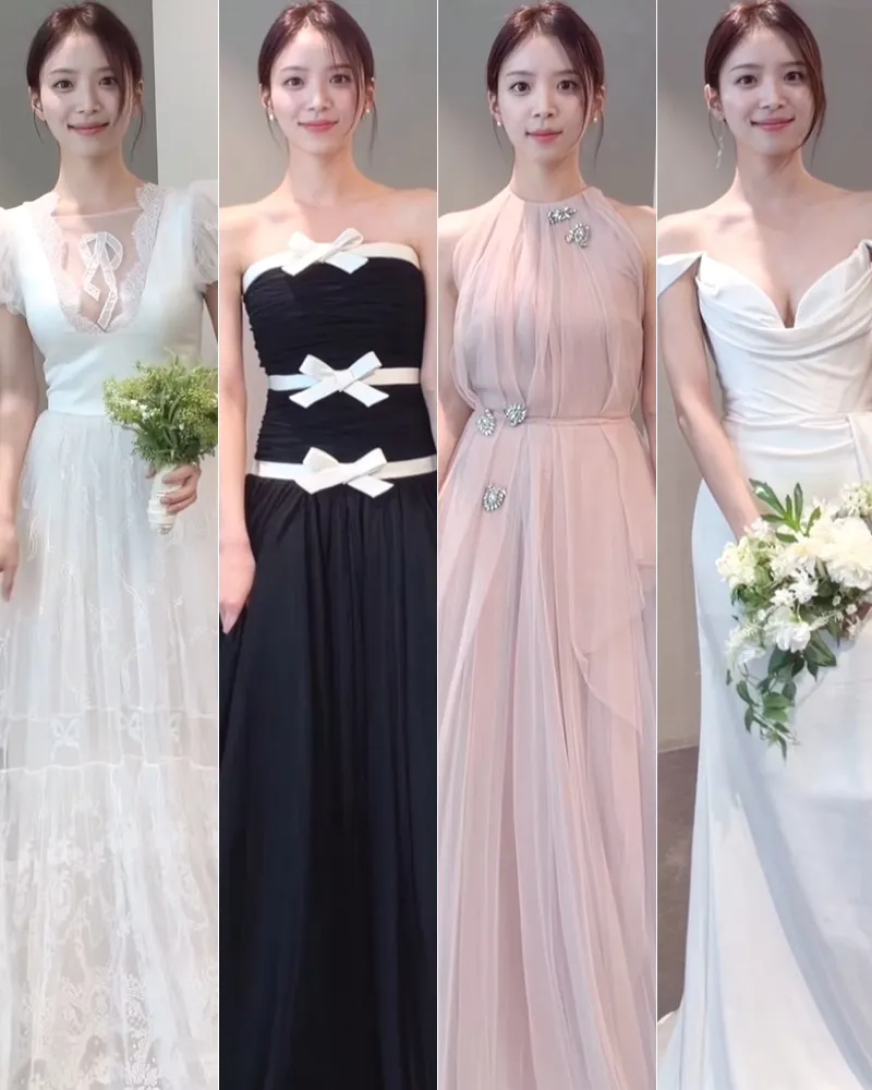 Kim Ji-young de 'Heart Signal 4' deslumbra al mostrar su prueba de vestido de novia antes de la boda