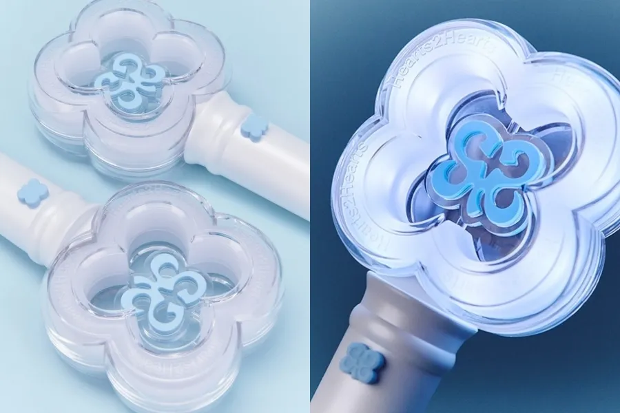 Fans Say 'Huntrix Vibes' as Hearts2Hearts Unveils Official Light Stick Ahead of First Fan Meeting