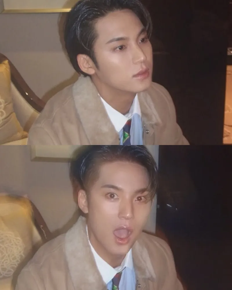 セブンティーンのミンギュ、優しげなビジュアルにそぐわない表情…「やんちゃ全開」