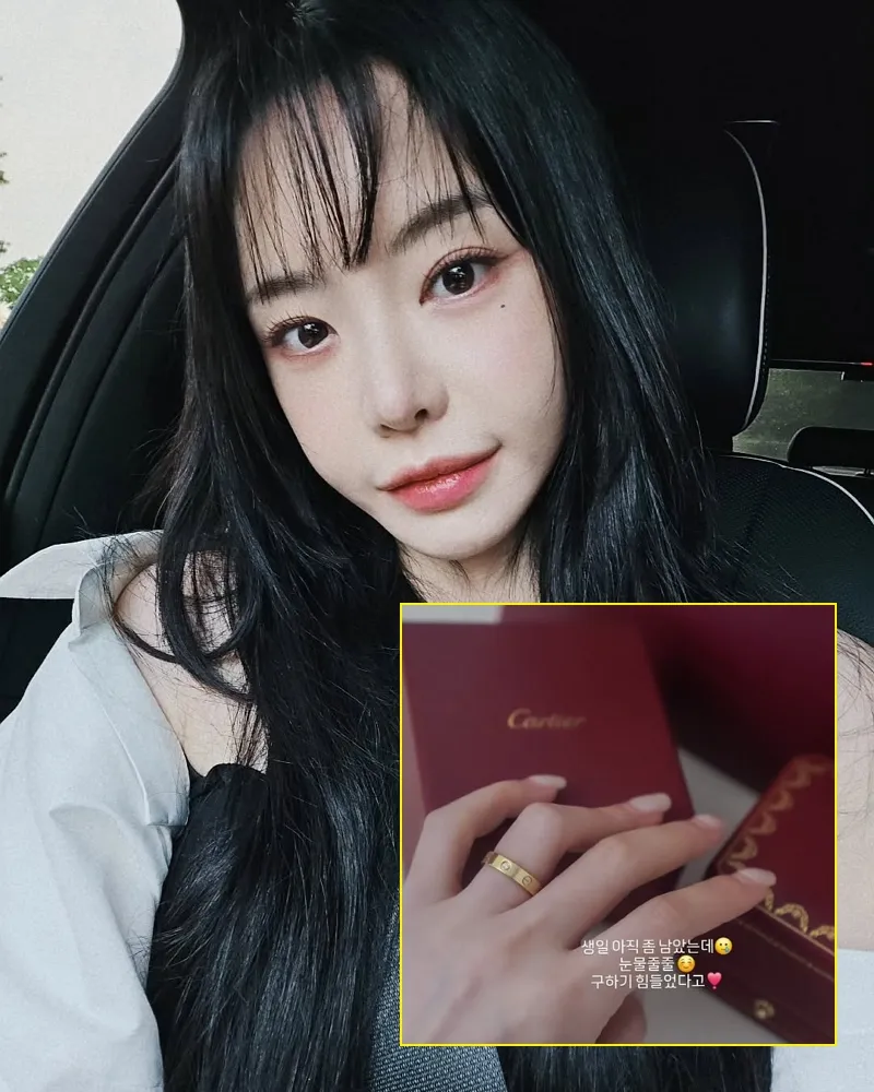 ソ・ユリ、7歳年下の恋人からの高級ブランド指輪に感極まる「結婚のシグナル？」