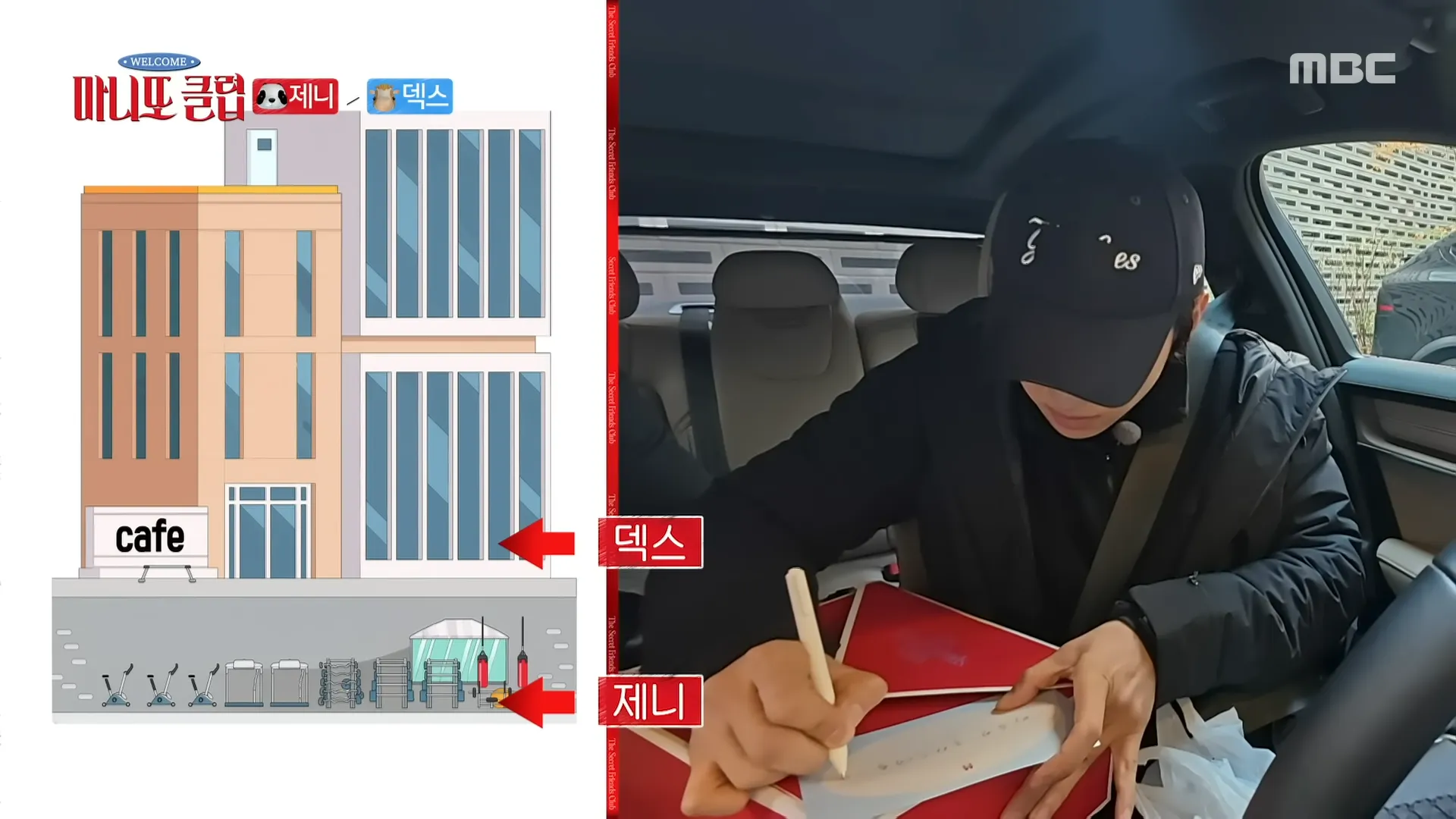 Manitto, Clube, Jennie, Dex, Choo Sung-hoon, Lee Su-ji, Noh Hong-chul, perseguição, presente, entrega