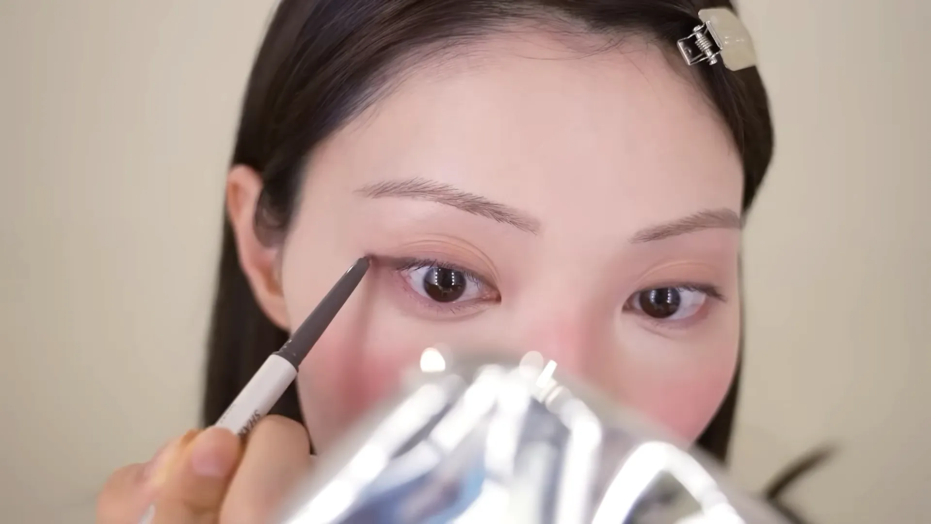 บลัชเชอร์, เมคอัพ, โทนชมพู, รองพื้น, โกลว์, กึ่ง, แมตต์, เกลพีโอ, เพอริเพรา, โบรว์, 2aN, พาเลต, มาสคาร่า, โนโน어, ดินสอ, คัลเลอร์แกรม, ทินต์