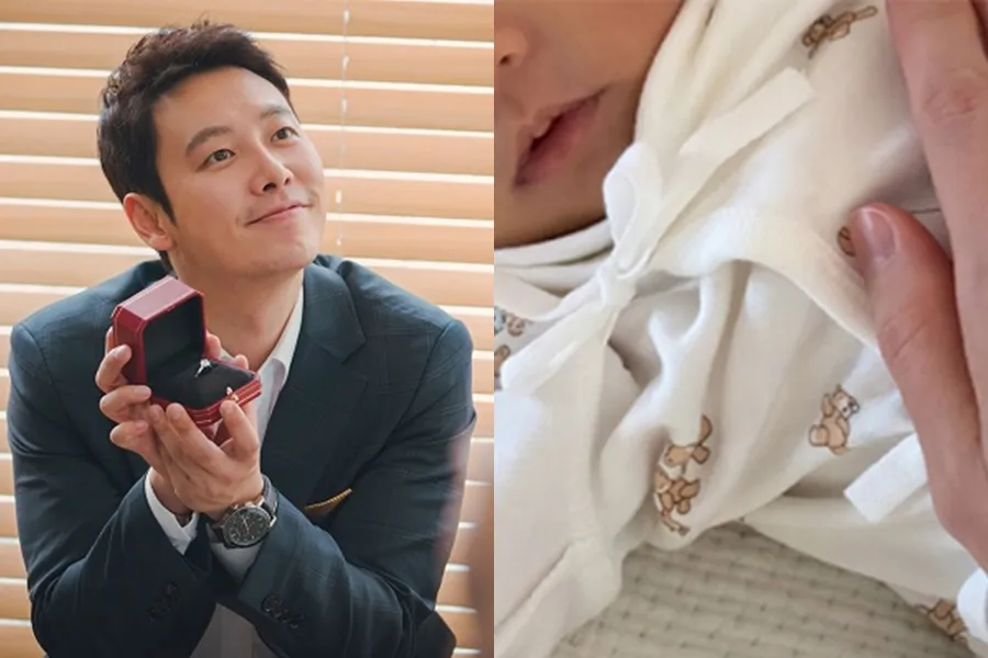 Kim Dong-wook e Stella Kim têm uma menina três anos após o casamento; primeira foto da filha é revelada