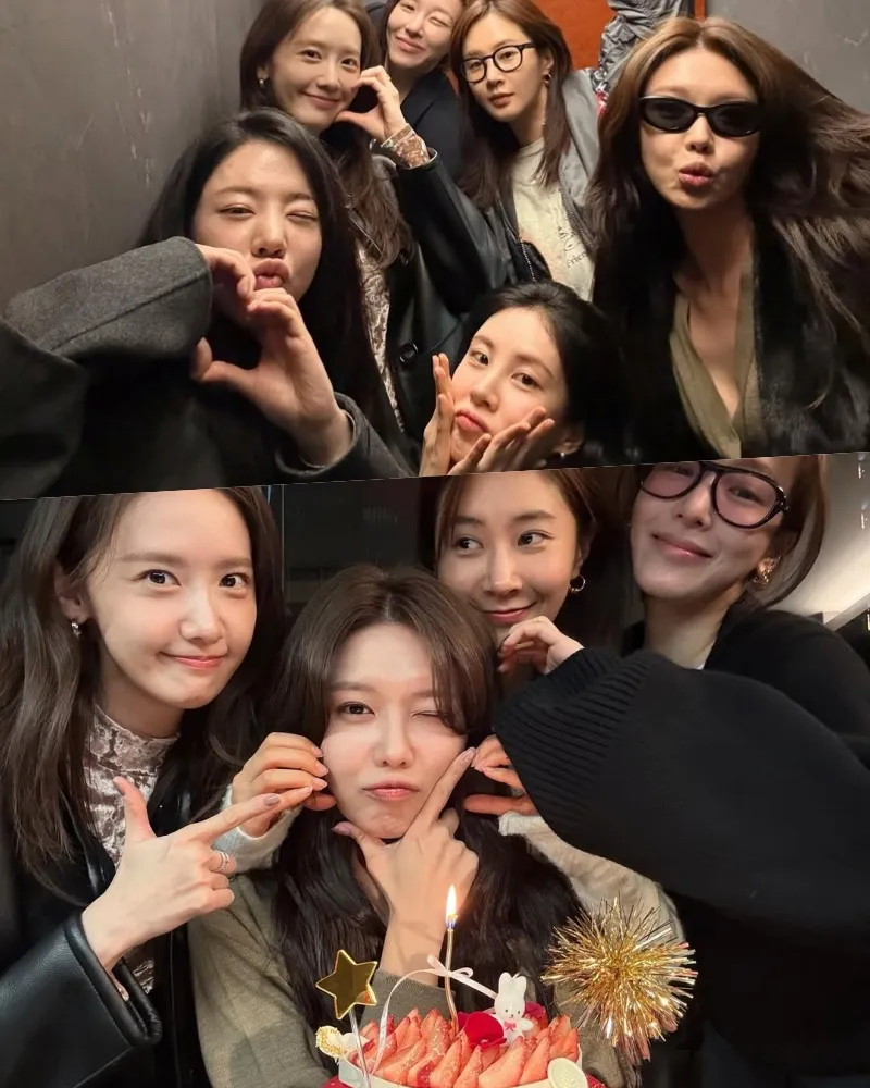 Sooyoung, do Girls' Generation, comemora aniversário com as integrantes… onde estão Taeyeon e Hyoyeon?