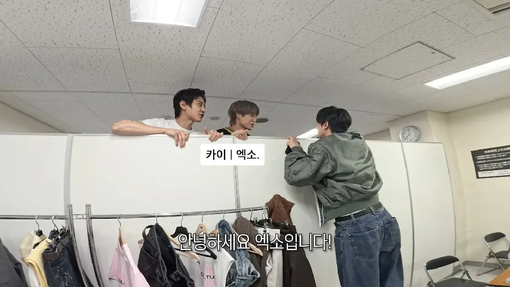 EXO, 燦烈, 世勳, KAI, SHINee, 珉豪, HATS TO HATS, SM娛樂, 前輩, 待機室