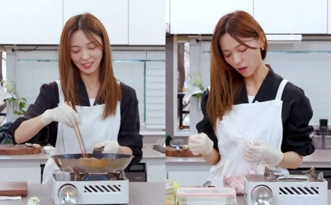 Sunye, Wonder Girls, Fun-Staurant, comida caseira, culinária