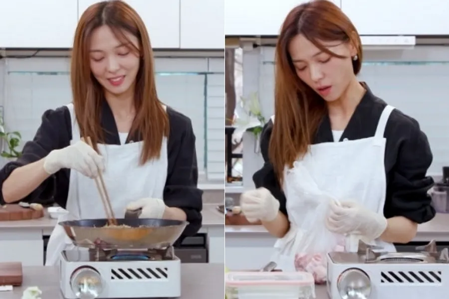 Sunye, do Wonder Girls, mãe de três filhas… sua “maestria na comida caseira” surpreende até Lee Yeon-bok