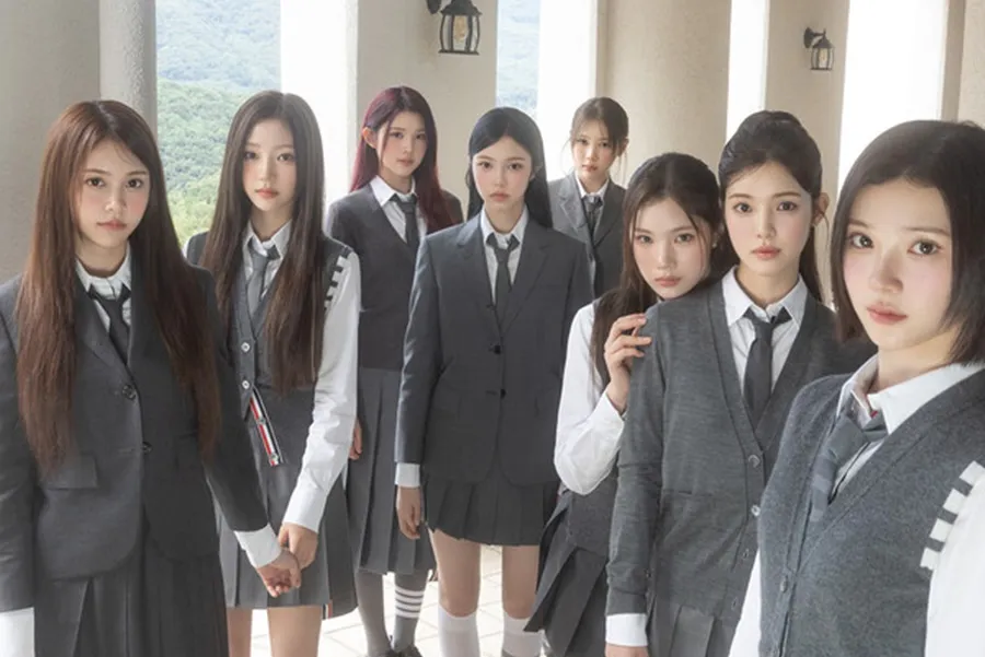 Hearts2Hearts xuất hiện ở sân bay… lại dấy lên tranh cãi về 'hàng rào an ninh kiểu Ganggangsullae'