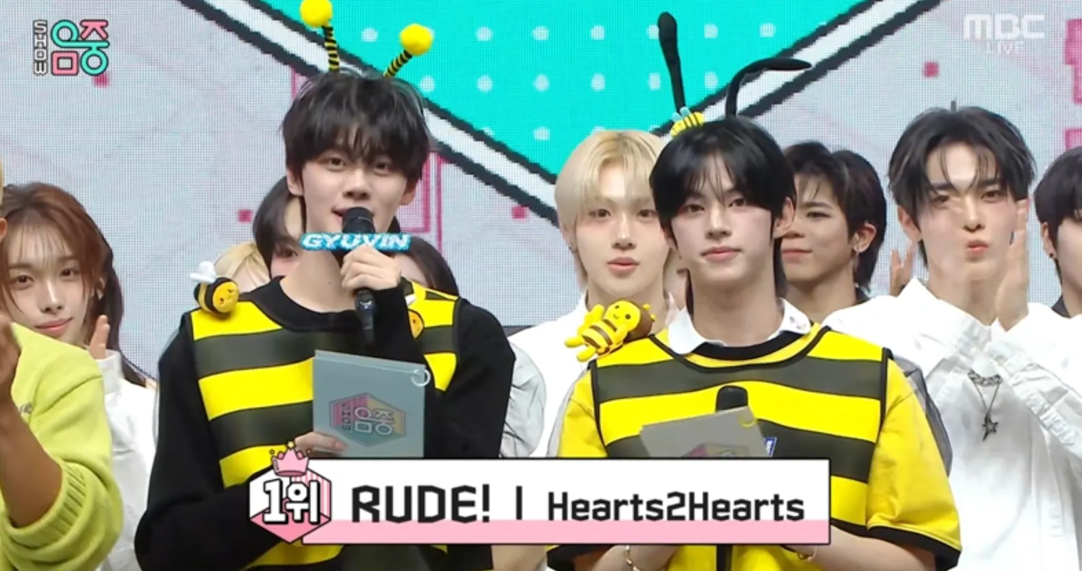 哈茨图哈茨, 第一名, Show! 音乐中心, MBC, 音乐打歌节目, RUDE!, RUDE!