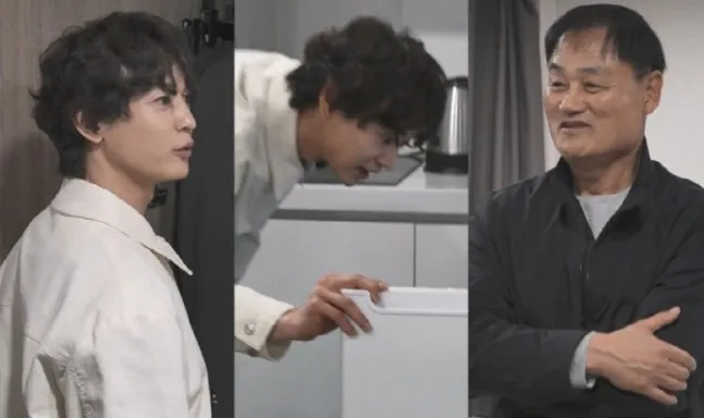 มินโฮ, I Live Alone, พ่อ, ที่พัก, ผู้จัดการทีมฟุตบอล