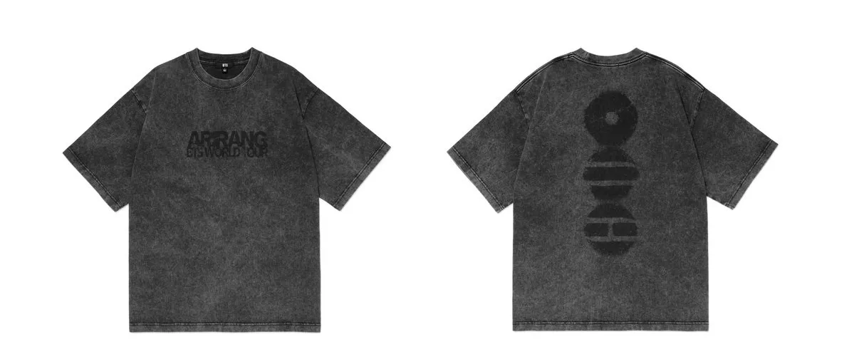 BTS, Bangtan Sonyeondan, merchandise, T-shirt, pengembalian dana, kualitas, tur dunia, ARIRANG