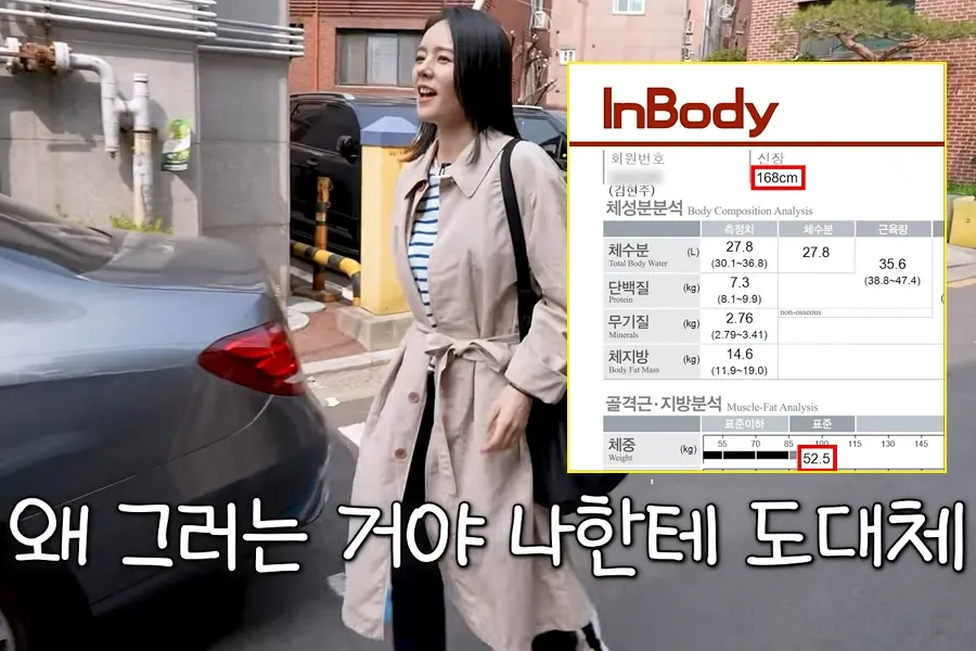 Han Ga-in Addresses Height-Related Comments With InBody Data