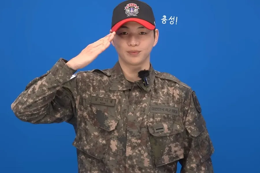 Kang Daniel Shocks Fans As He Becomes A Squad Leader — His Uniform Looks Flawless
