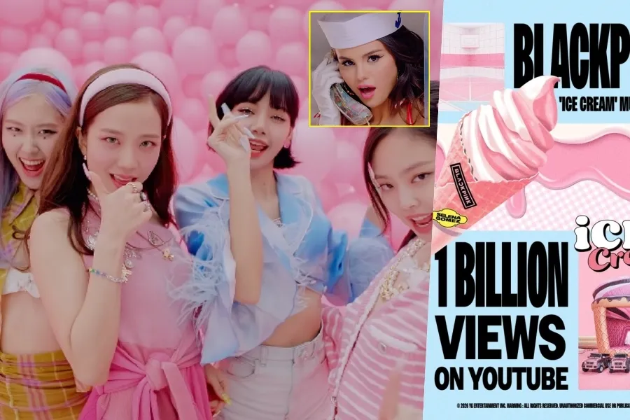 Record-Shattering: BLACKPINK’s ‘Ice Cream’ MV Surpasses 1 Billion Views on YouTube, Most Among K-Pop Artists