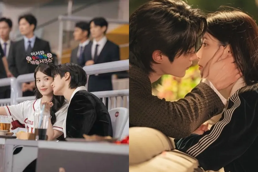 IU♥Byeon Woo-seok aparecem no estádio de beisebol… bastidores completos da cena de beijo de 'A Grande Consorte do Príncipe'