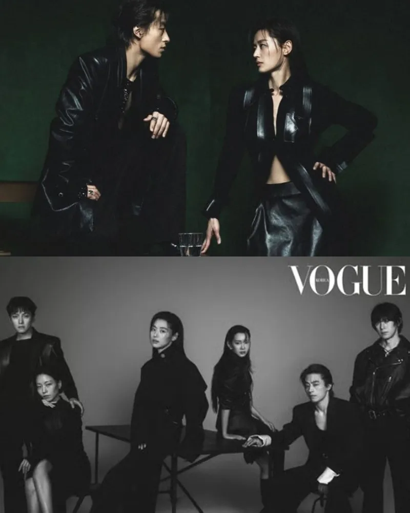 Pictorial: Jun Ji-hyun and Koo Kyo-hwan Lead 'Colony' Cast, Unleashing Fierce Charisma in Black-and-White