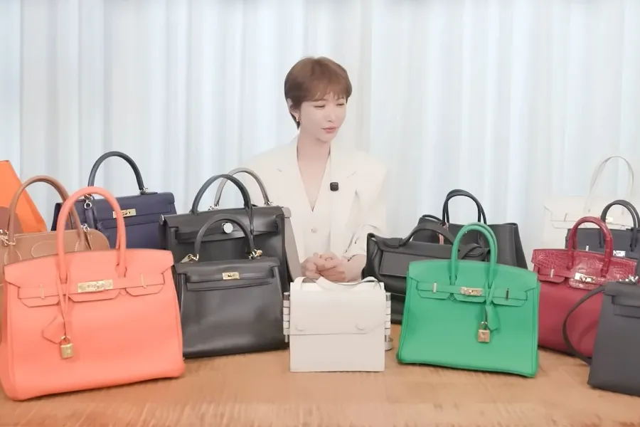 コ・ジュニ、エルメスのバッグ17点を公開。コレクションの規模に驚き