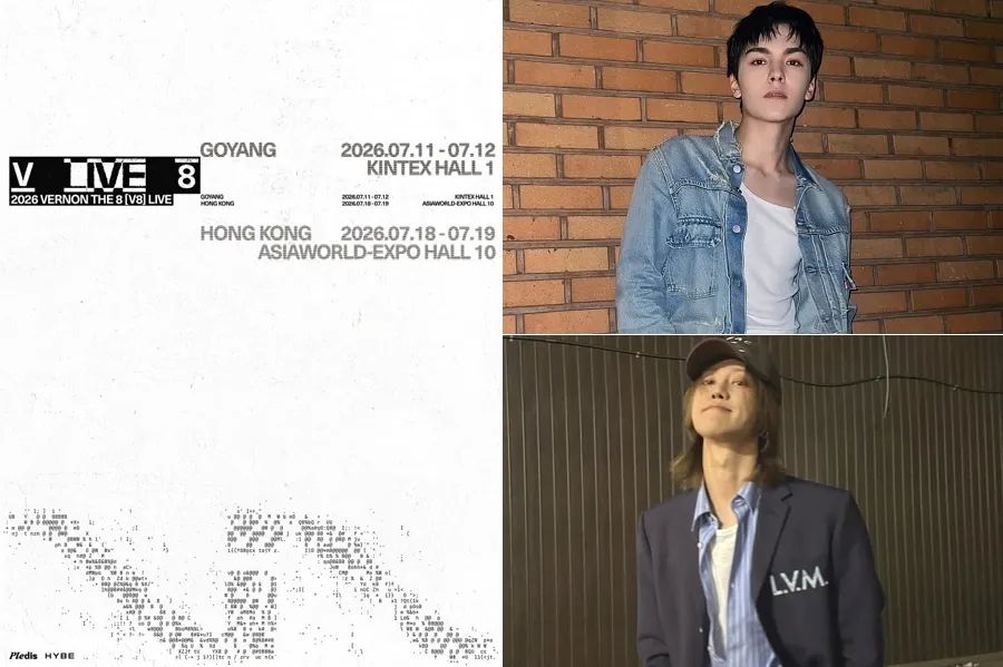 SEVENTEEN's THE 8 and Vernon Form 'V8' — Explosive New Unit Debuts