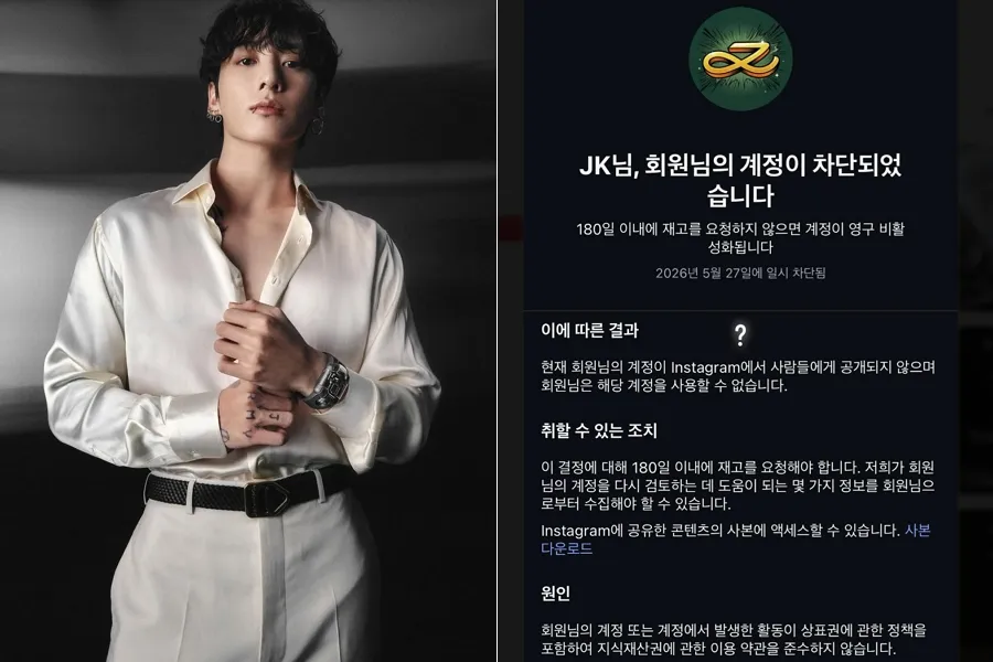 BTS’s Jungkook’s 21.6 Million-Follower Instagram Suddenly Blocked — What Happened?