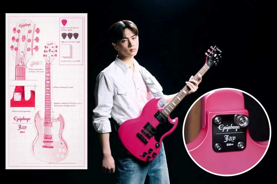 ENHYPEN’s Jay Drops His Namesake Guitar — Bold Collaboration With Epiphone