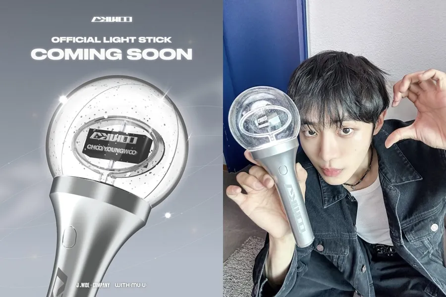 "Más lindo de lo que imaginábamos": Young-woo Choo presume el lightstick oficial antes de su fanmeeting