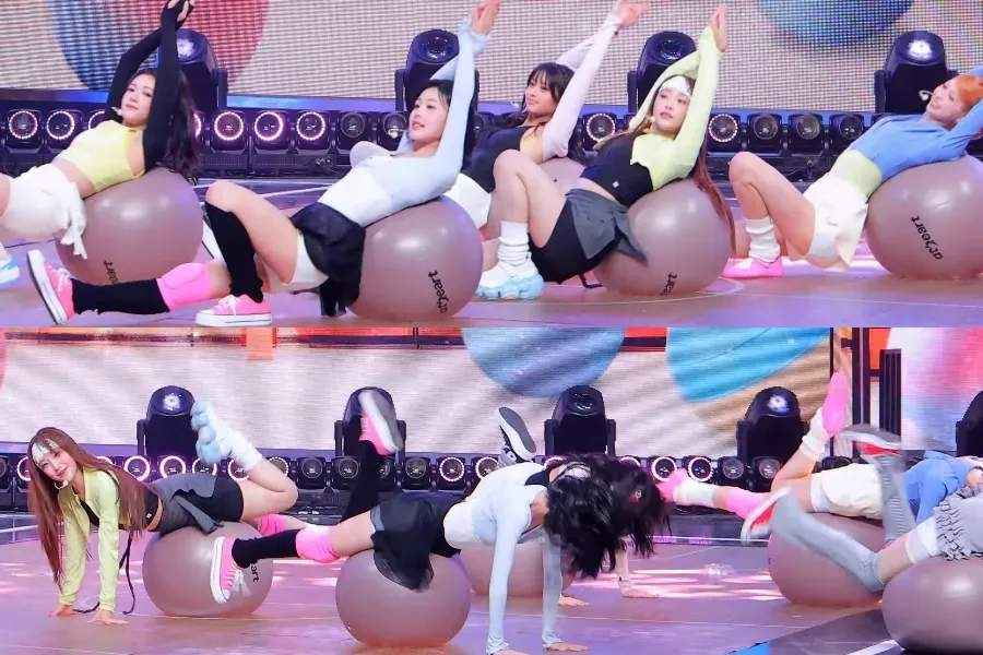 เดี๋ยวนี้ไอดอลหญิงออกกำลังกายบนเวที!…แอทฮาร์ตโชว์ “ยิมบอล” สุดเซอร์ไพรส์