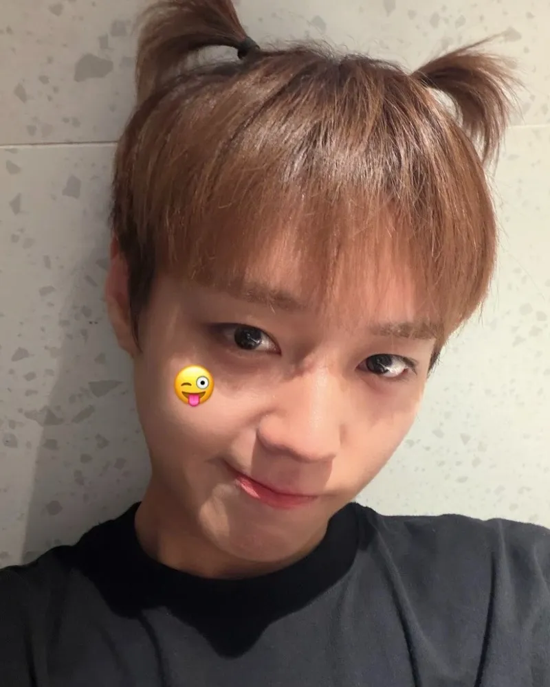 Park Ji Hoon (Wanna One) gây chú ý với tóc buộc hai bên: “Quá hợp”