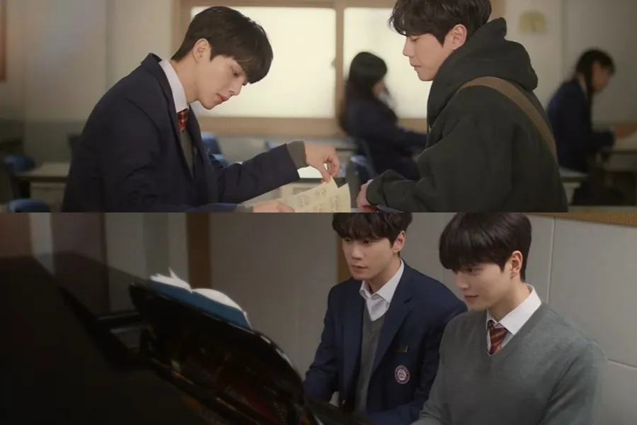 Netizens Claim "It's Totally BL" — Song Kang and Lee Jun-young's 'Four Hands, Two Sonatas' Teaser Goes Viral