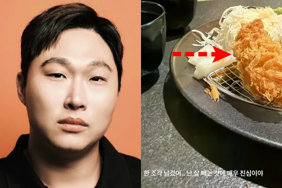 Swings deja un trozo de tonkatsu tras inyectarse Mounjaro: "Voy en serio con la dieta"