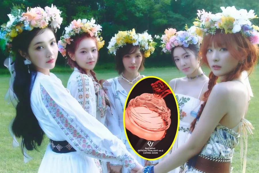 Red Velvet Tease Revamped Official Light Stick — "Goodbye Kimchi Dumpling, Hello Cupcake!"
