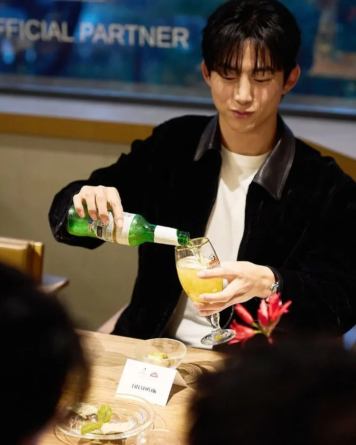 Soon-to-be Groom Taecyeon Makes a Surprise Appearance at a Michelin Event — With a Beer in Hand